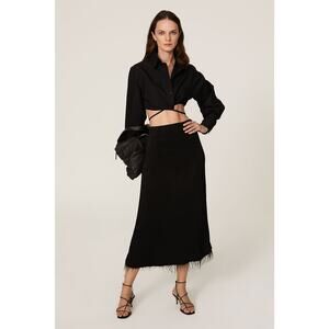 Matthew Bruch Cropped Button Up - Size 2